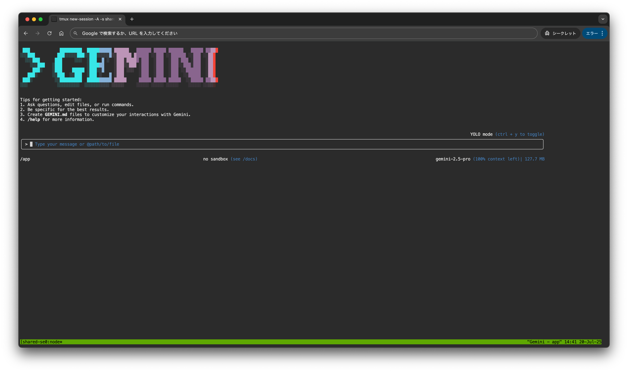 Geminiこびと化計画