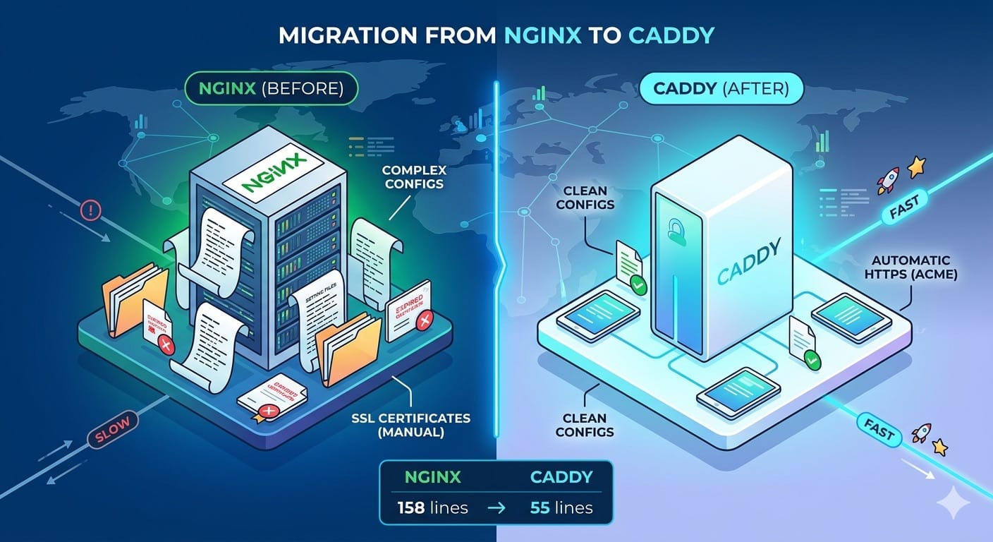 運用最適化のためのNginxからCaddyへの移行